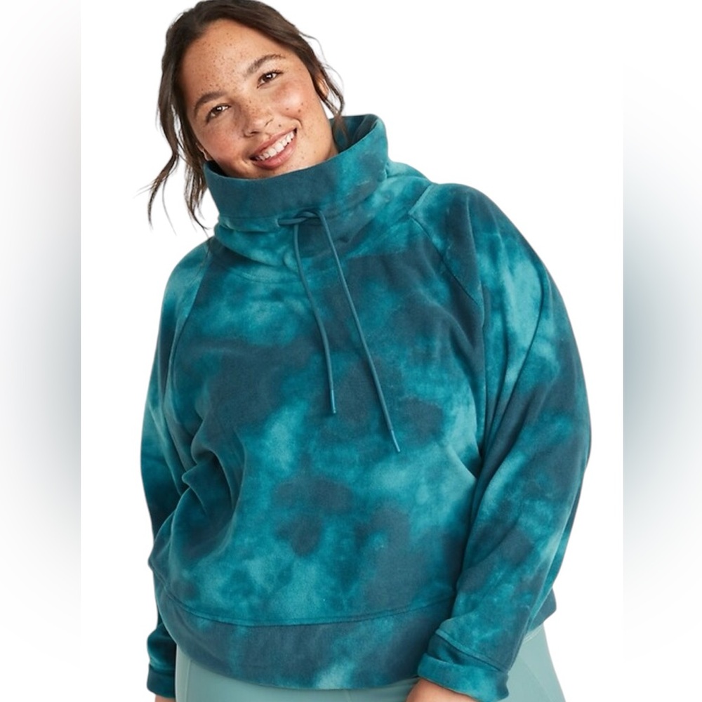 Old navy funnel neck fleece sweatshirt NWT